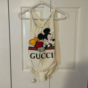 Gucci Disney X Swimsuit in White